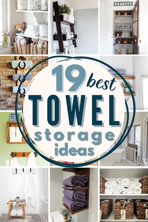 19 EASY Bathroom Towel Storage Ideas To Try Today