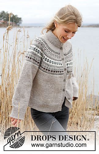 Ravelry Boreal Circle Cardigan Pattern By Drops Design