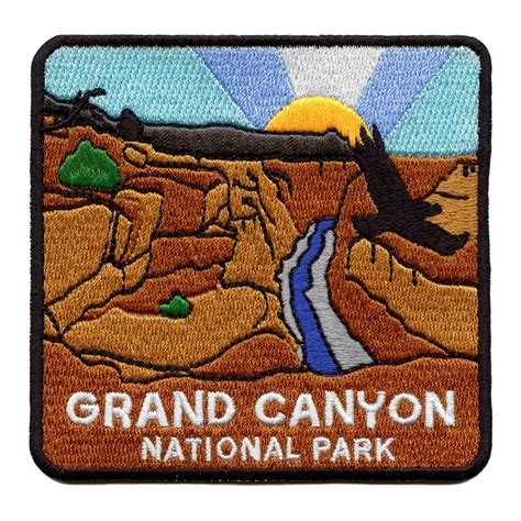 Grand Canyon National Park Patch Arizona Travel Memory Embroidered Iron