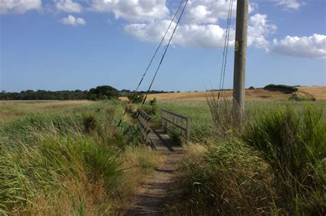 Footbridge Alongside Angel Marshes Robert Eva Geograph Britain And