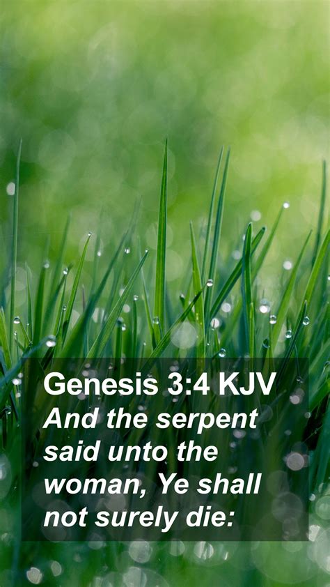 Genesis 34 Kjv Mobile Phone Wallpaper And The Serpent Said Unto The