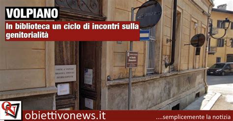 VOLPIANO Incontri sulla genitorialità presto in biblioteca