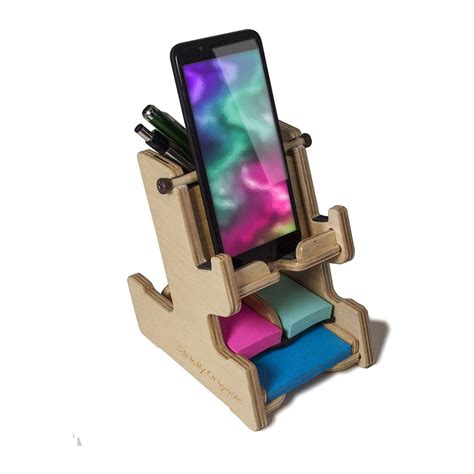 Cell Phone Stand Tablet Stand Pen Holder Sticky Notes - Etsy