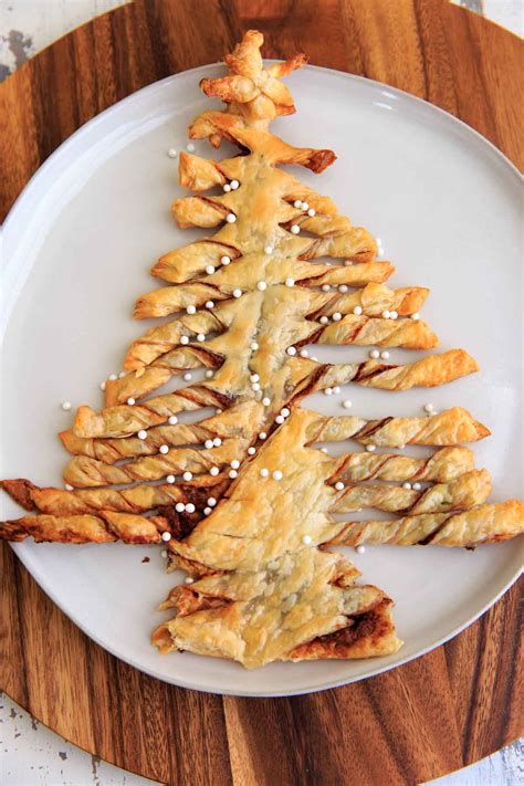 Nutella Peanut Butter Puff Pastry Christmas Tree Trial And Eater