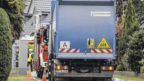 Nach Unfall mit Müllwagen in Verl wird jetzt jede Straße gesperrt nw de