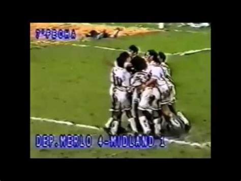 Deportivo Merlo 4 Ferrocarril Midland 1 Primera C 1999 2000 YouTube