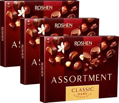 Roshen Classic Assorted Dark Chocolates Multi Flavors Of Sweets Dark