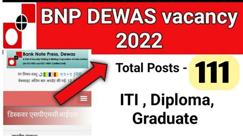 Bnp Dewas New Vacancy 2023 Bank Note Press Dewas New Vacancy 2023