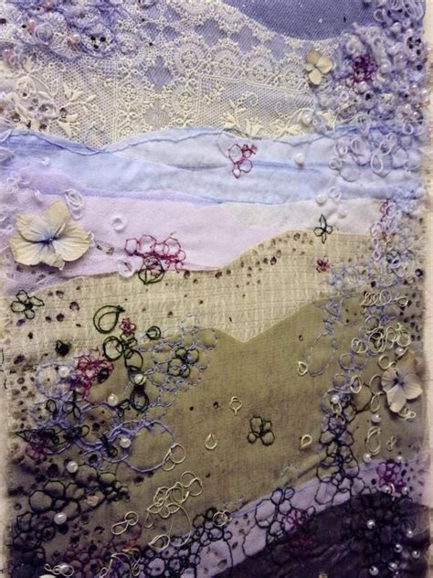 Paper Fabric Stitch Embroidery Inspiration Fabric Art Textile Art