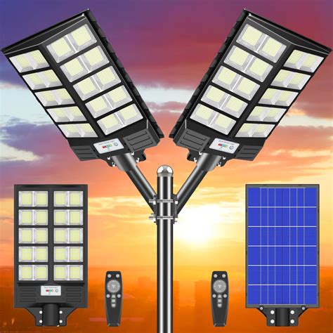 JOYEYE Solar Street Light 4000W Solar Street Lights Outdoor 120000