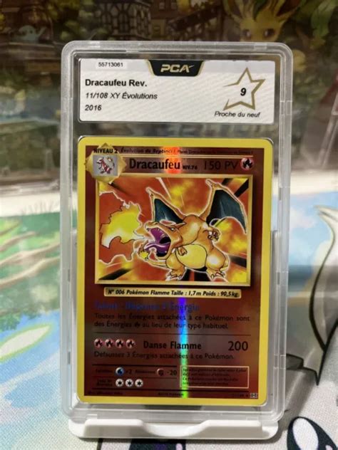 CARTE POKÉMON DRACAUFEU Reverse 11 108 Pca9 Xy Évolution 2016 EUR 179