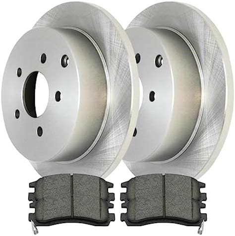 Amazon Autoshack Rear Brake Kit Rotors Rear Calipers And