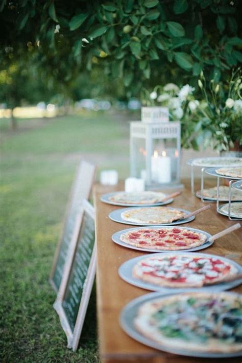 Fun Ways To Organize A Pizza Food Bar At Your Wedding