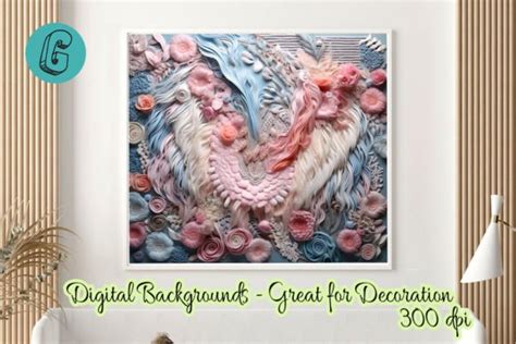 Feather Macrame Background 02 Graphic By Glamour Creative Fabrica