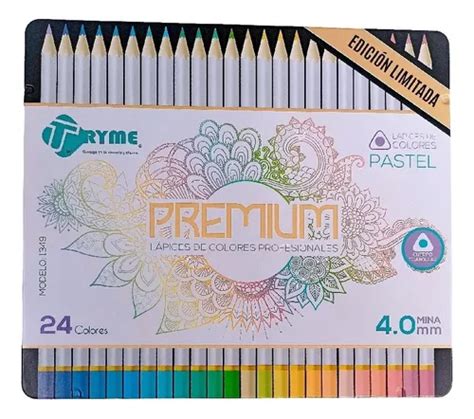 Tryme Premium Lapices De Colores Profesionales Pastel Mercadolibre