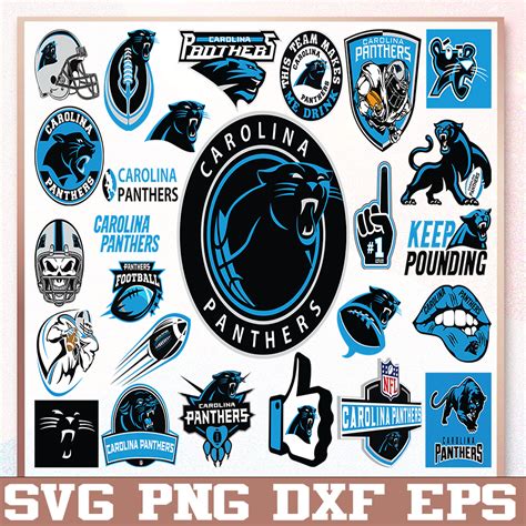 Bundle Files Carolina Panthers Football Team Svg Arolina Inspire