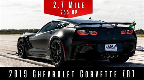 2019 Chevrolet Corvette Zr1 Top Speed Test Youtube