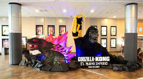 Sacate Una Foto Con GODZILLA Y KONG Con Pochoclos