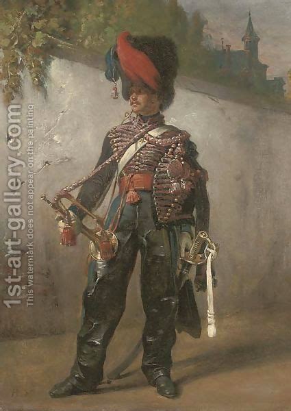 A Trumpeter From The 9th Regiment Of The French Hussars Circa 1820