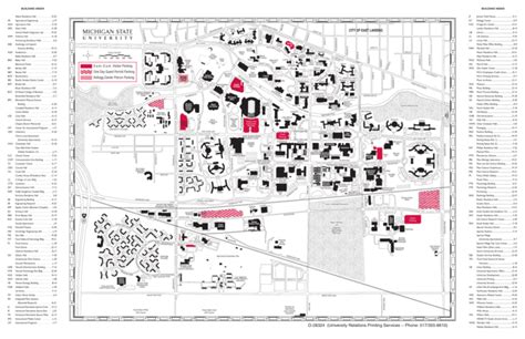 Campus Map Michigan State University Office Of Admissions