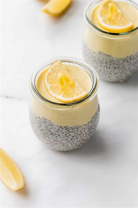 Creamy Lemon Chia Pudding Choosing Chia