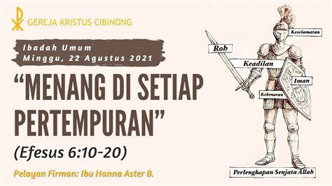 Ibadah Umum Gereja Kristus Cibinong Minggu 22 Agustus 2021 Mulai Pk