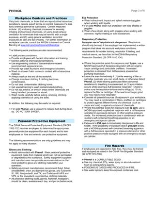 Phenol Hazardous Substance Fact Sheet PDF