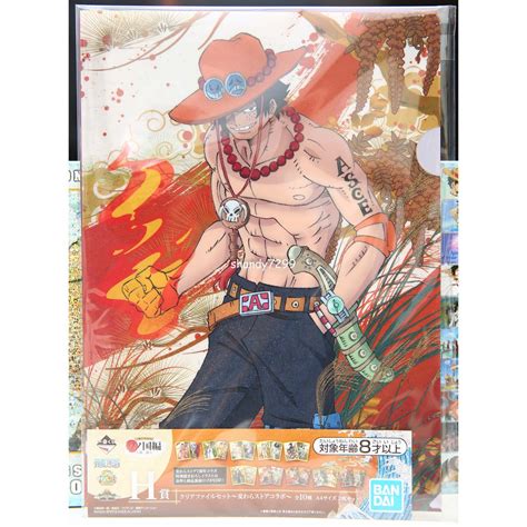 ONE PIECE Wano Kuni Hen Ichiban Kuji Portgas D Ace Prize H Clear Folder