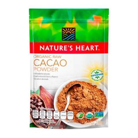 Cacao Nature s Heart orgánico en polvo 100 g Walmart