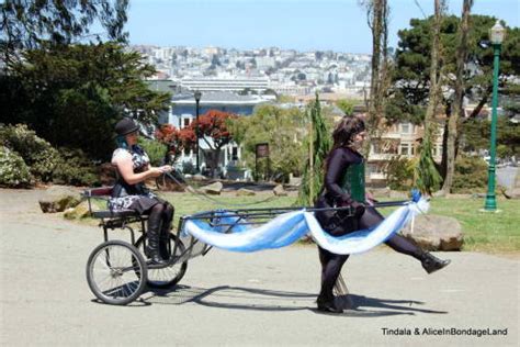 Thumbs Pro Mistressaliceinbondageland Public Pony Play In Kinky San