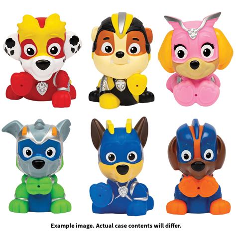 Paw Patrol Mighty Pups Bath Squirter Bath Toy Case