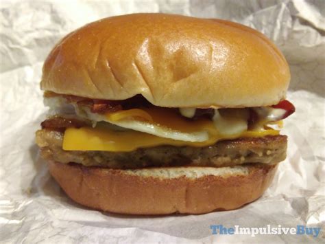 Review Wendy S Breakfast Baconator The Impulsive Buy