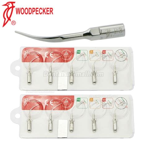 10pcs Woodpecker Dental Ultrasonic Scaler Periodontal Scaling Tip P3