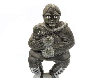 Inuit Walrus Sculpture From The Elca London Montreal Gallery Eskimo