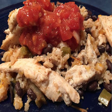 Chicken And Black Bean Casserole Healthy Comfort Food