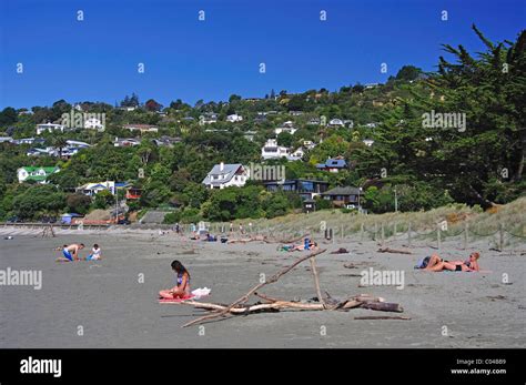 Tahunanui Beach Nelson Nelson Region Südinsel Neuseeland