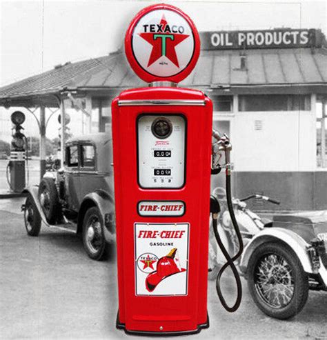 TEXACO FIRE CHIEF MODEL 39 TOKHEIM FULL SIZE GAS PUMP VINTAGE AUTHENTIC