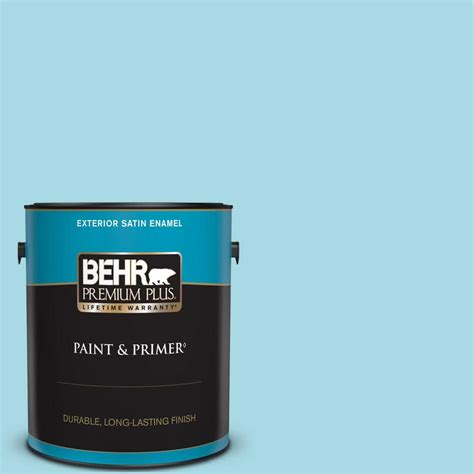 BEHR PREMIUM PLUS 1 Gal 530C 3 Winsome Hue Satin Enamel Exterior