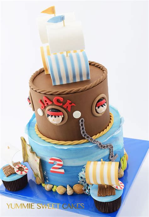 Een Stoere Piratentaart Yummie Sweet Cakes