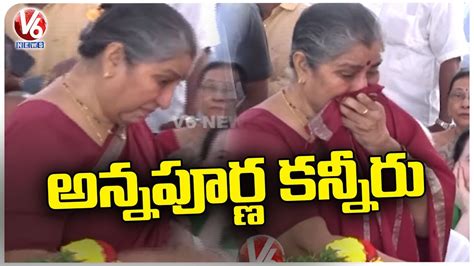 Actor Annapurna Emotional After Seeing Nandamuri Taraka Ratna