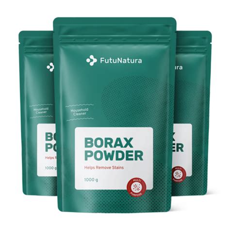 3x Borax Natriumtetraborat Zusammen 3000 G FutuNatura De