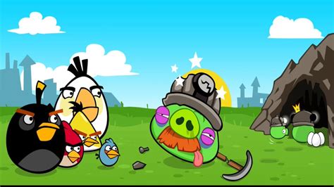 Angry Birds Classic Gameplay Walkthrough Part Mine And Dine