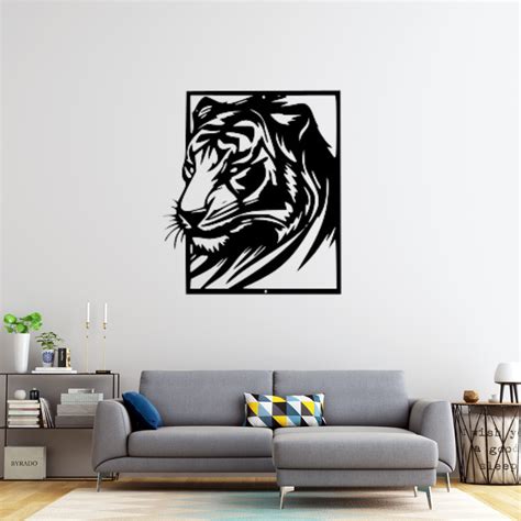 Metal Tiger Wall Art | Fuller's Fabrication