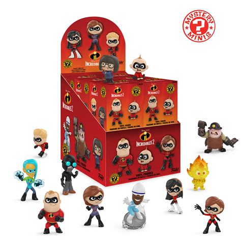 Mystery Mini Blind Box: Incredibles 2 | Mystery minis, Funko mystery ...