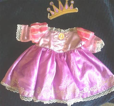 Build A Bear Pink Disney Princess Repunzel Dress Crown Fits B A B W Teddy Bears £3 50 Picclick Uk