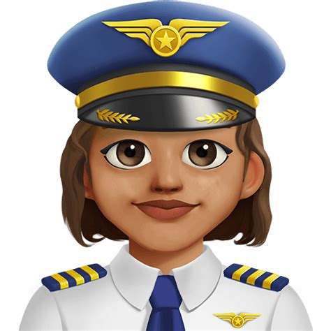 👩🏽‍ ️ Woman Pilot Medium Skin Tone On Twitter Emoji Stickers 131