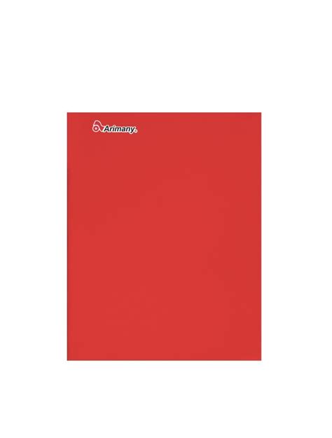 Cuaderno Engrapado 1 2 Carta Arimany 100 Hojas Doble Linea Rojo 1 Unidad Arimany