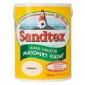 Sandtex Ultra Smooth Masonry Paint Microseal Technology Litre Magnolia