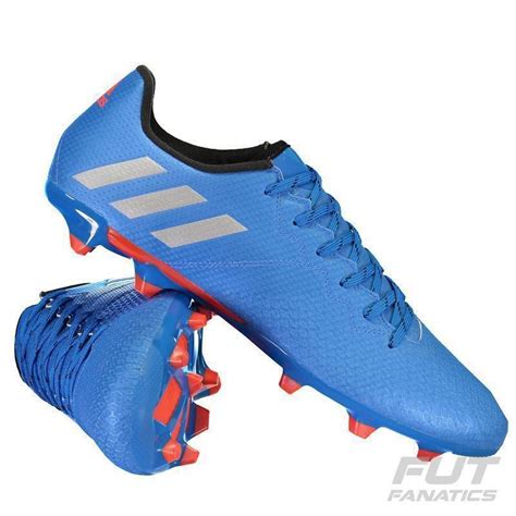 Chuteira Adidas Messi Fg Campo Azul Futfanatics