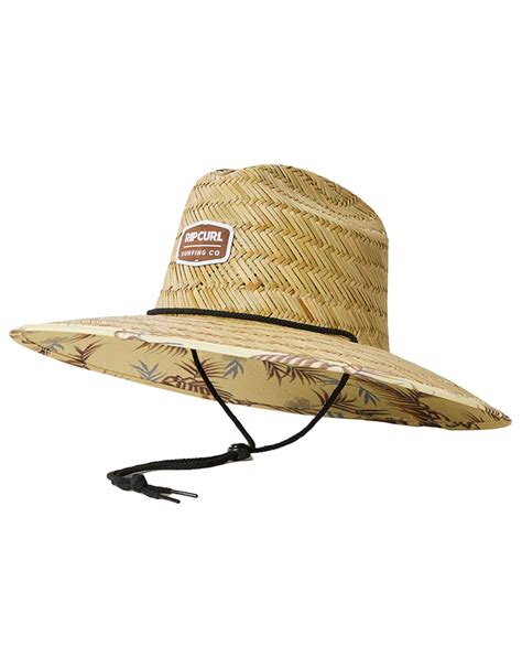 Rip Curl Mix Up Straw Hat Vintage Yellow Caps Snowleader